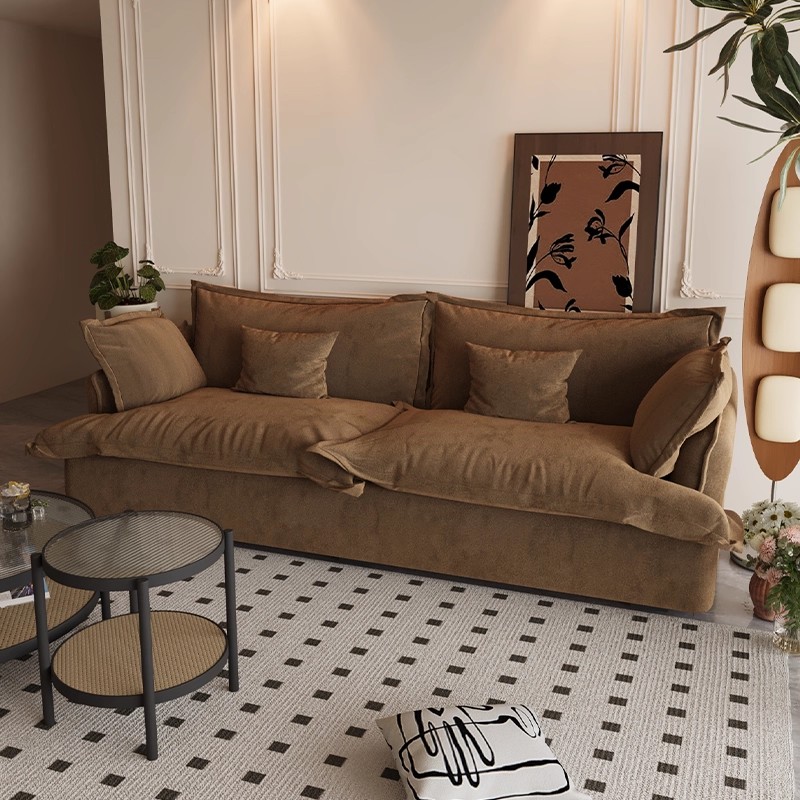 花瓣云朵布艺沙发客厅小户型公寓