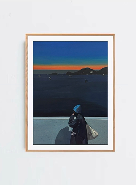 原创插画艺术海报装饰画芯
