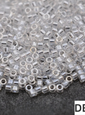 御幸DB50古董珠1.6mm11/0透明白色散珠米珠diy手作日本进口