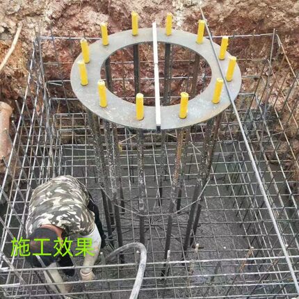 道路交通标识牌杆信号灯监控杆高压电杆预埋水泥基础地脚紧固螺栓
