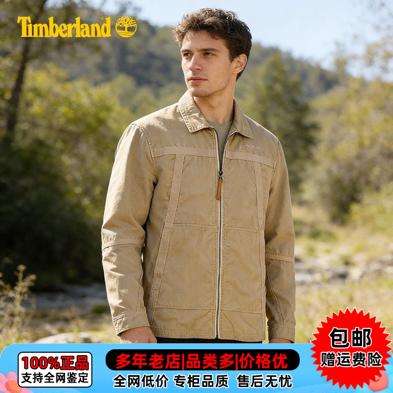 【现货】Timberland/添柏岚男女同款户外休闲外套棉质夹克潮A6BQT