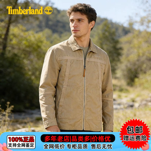 【现货】Timberland/添柏岚男女同款户外休闲外套棉质夹克潮A6BQT