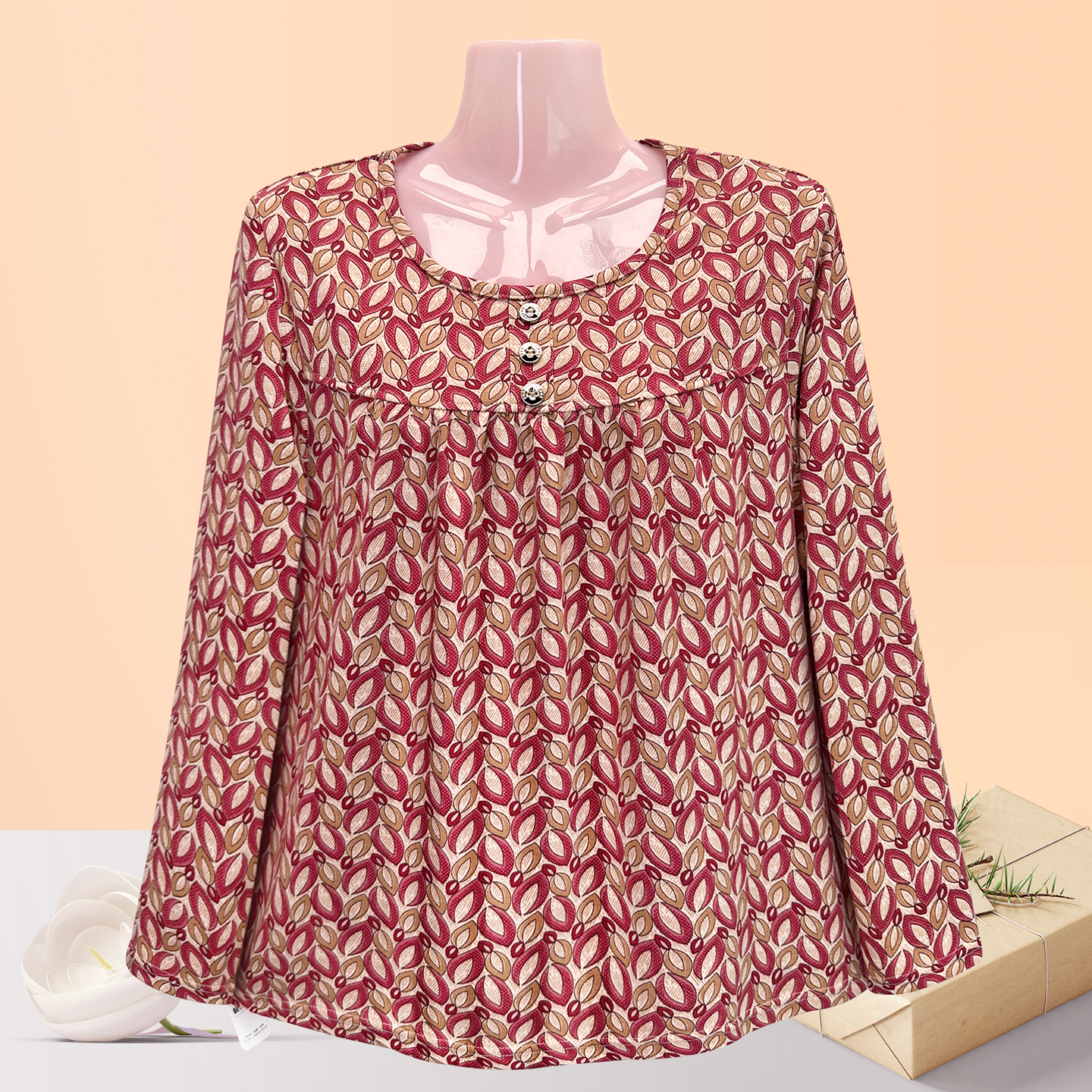 中老年女装妈妈装2025新款遮肚腩