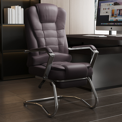 真皮按摩椅弓形午休椅久坐