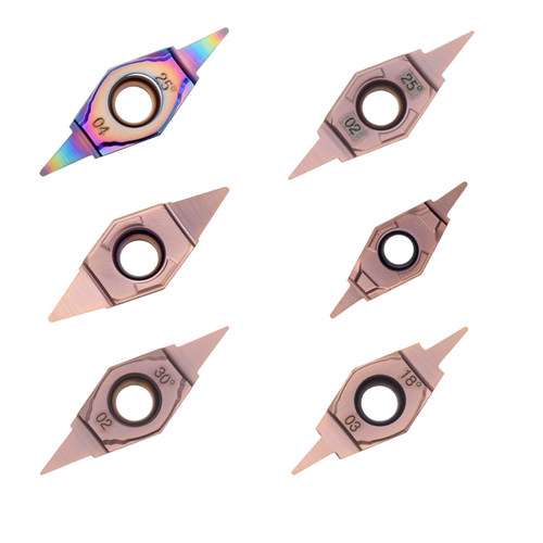 皮带轮密封油槽刀片VCGT160403/160402/160404 -18/20/25/30/40度