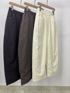 ~3M新雪丽暖绒 简约休闲宽松直筒棉裤