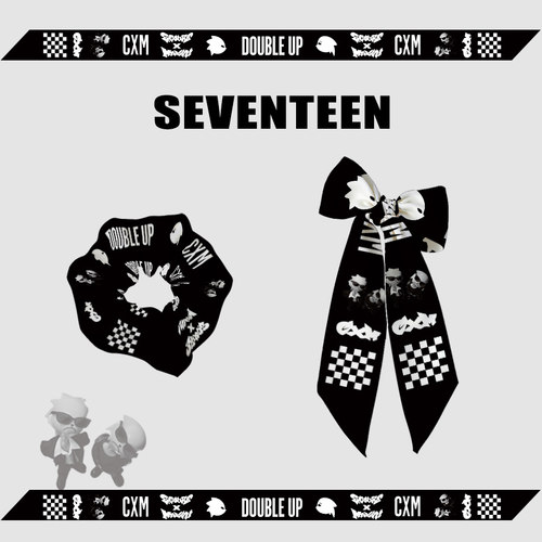 SEVENTEEN小分队cxm演唱会粉丝应援明星周边丝巾发带领巾腕带飘带