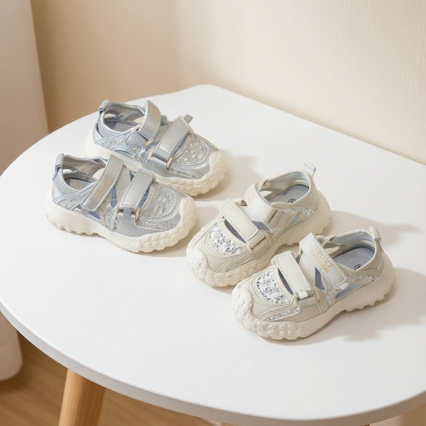 女童凉鞋夏季2026新款儿童运动宝宝包头网鞋薄款舒适鞋子透气防滑