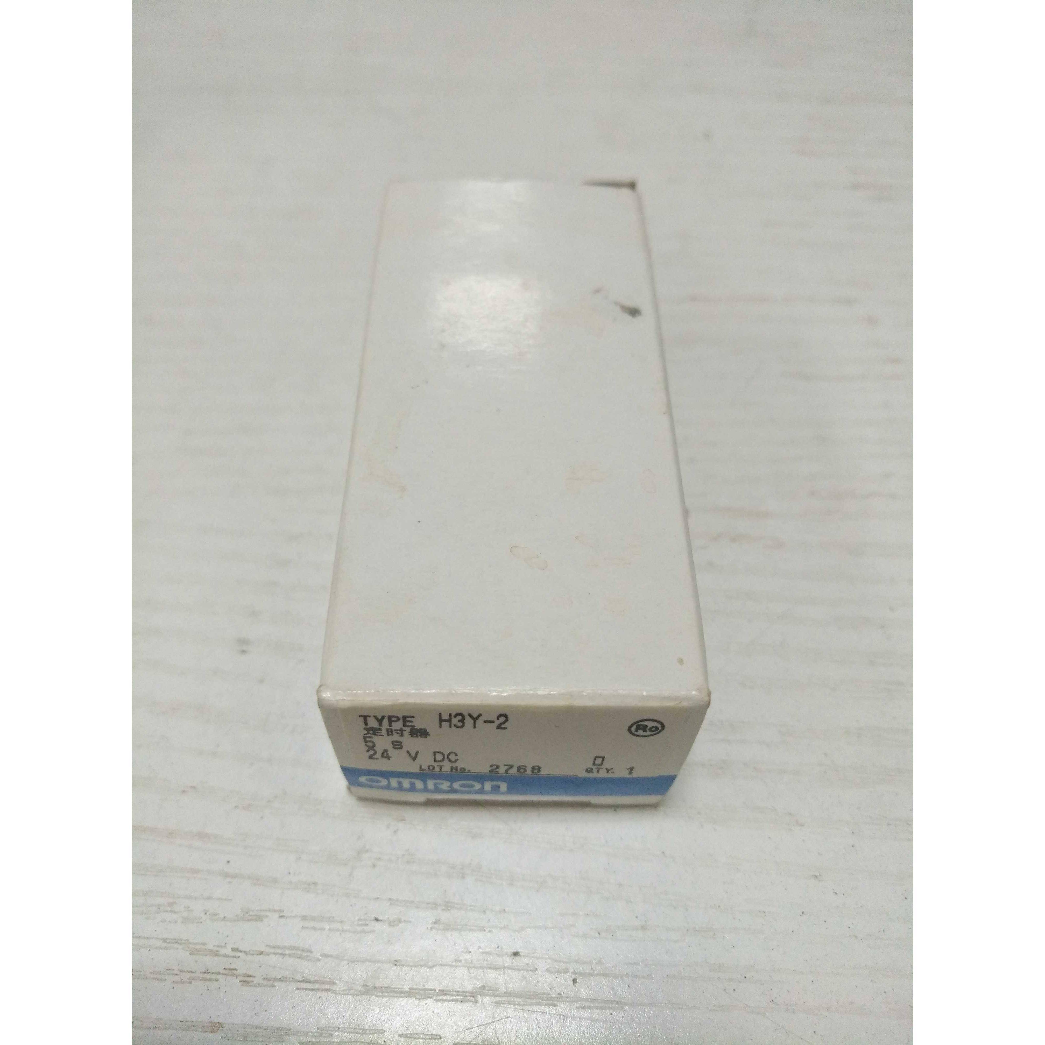 原装正品OMRON欧姆龙H3Y-2原包装时间继电器5S电压24VDC实物拍摄