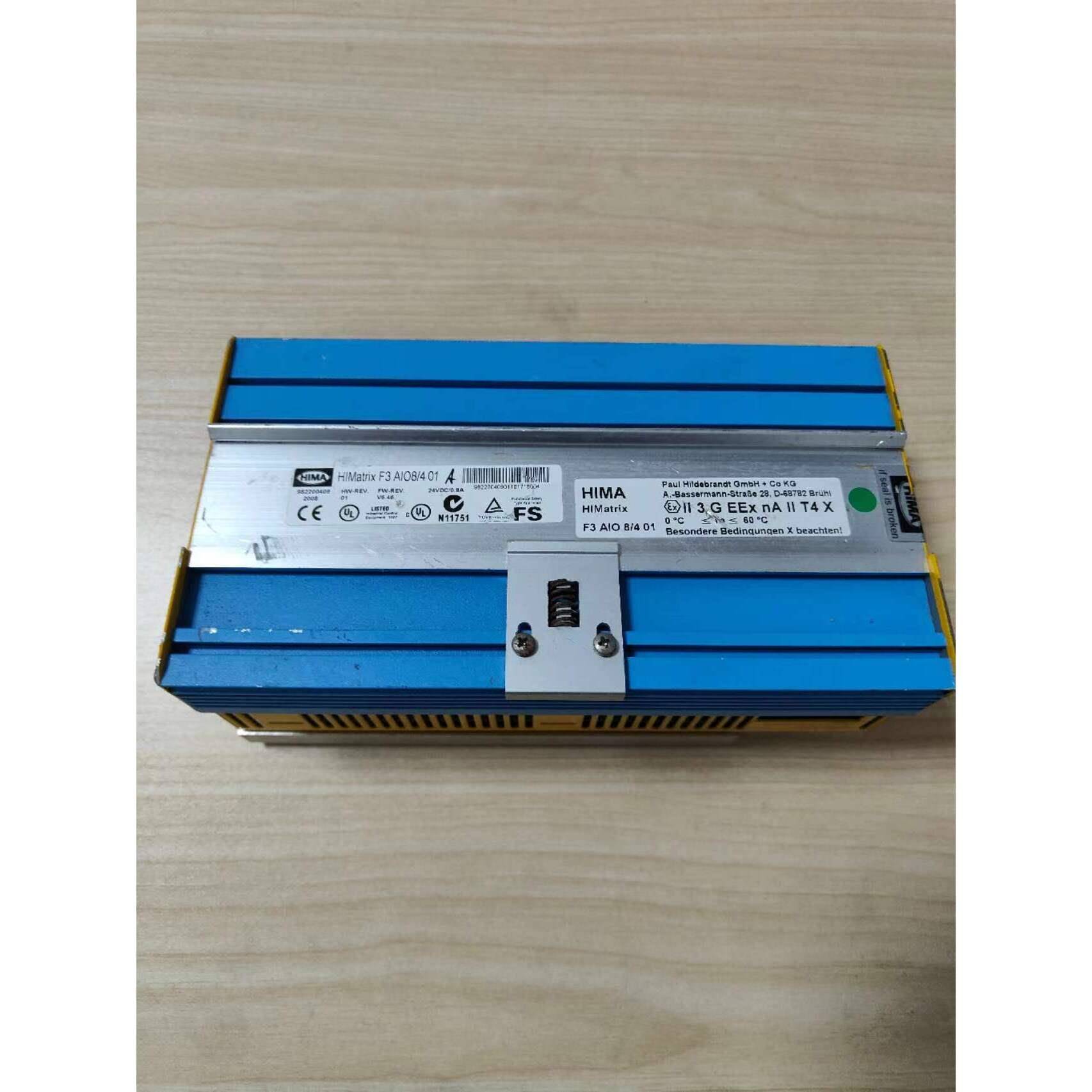 原装正品HIMA黑马HIMatrix F3AIO 8/4 01 安全开关控制模块 F3AIO