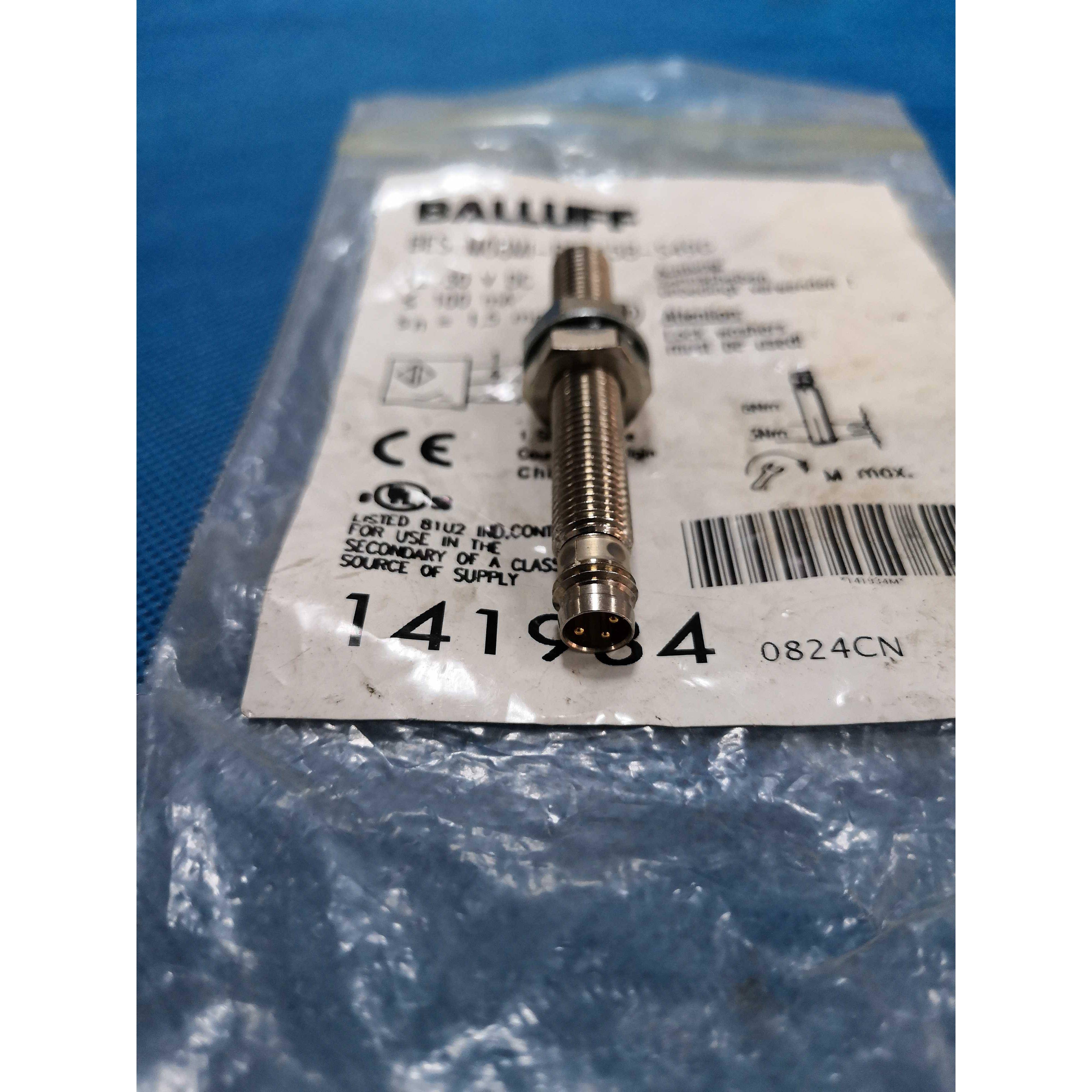 原装正品BES M08MI-PSC15B-S49GBALLUFF接近开关 0824CN 141934现