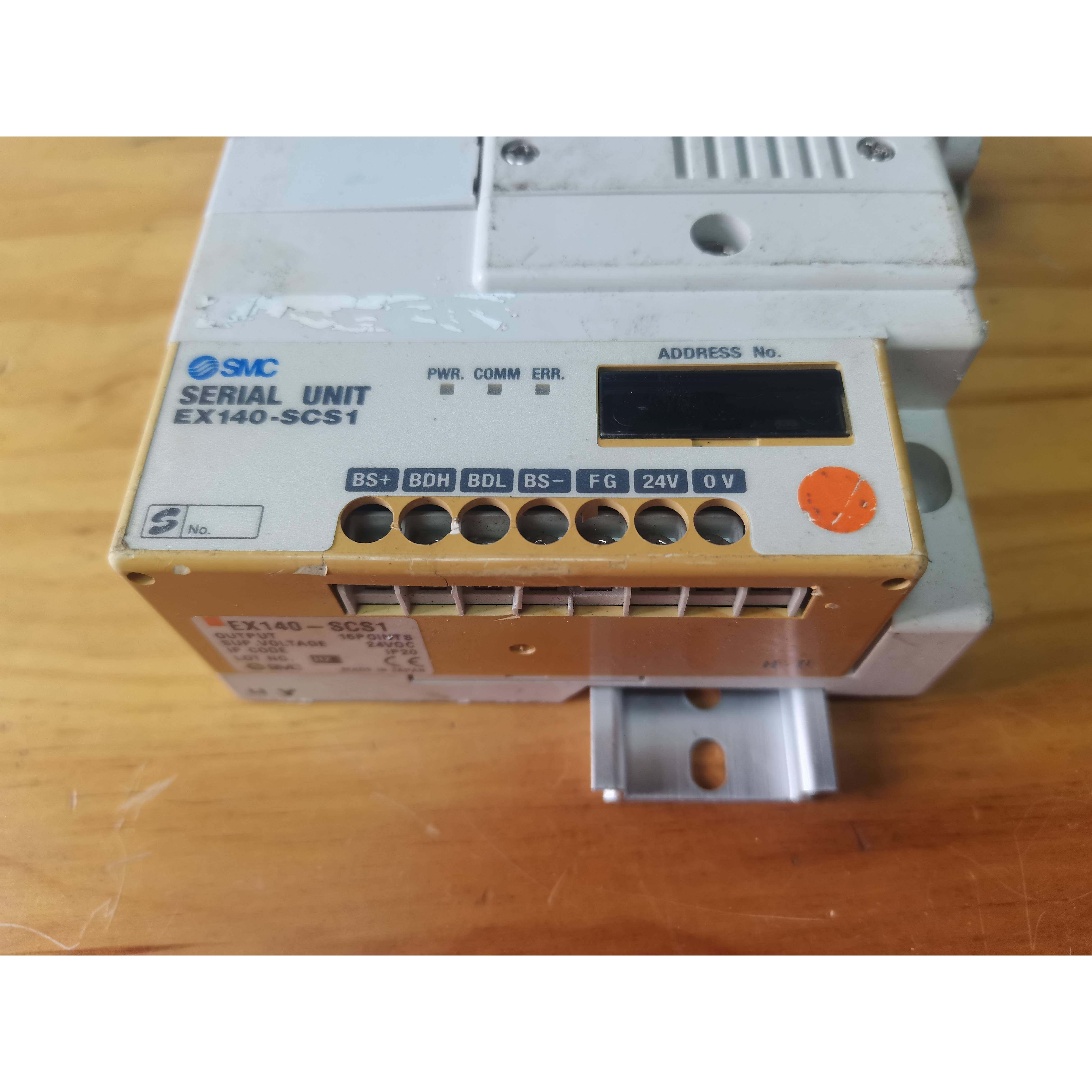 原装正品SMC阀岛EX140-SCS1拆机件实物拍图16POINTS现货功能包好