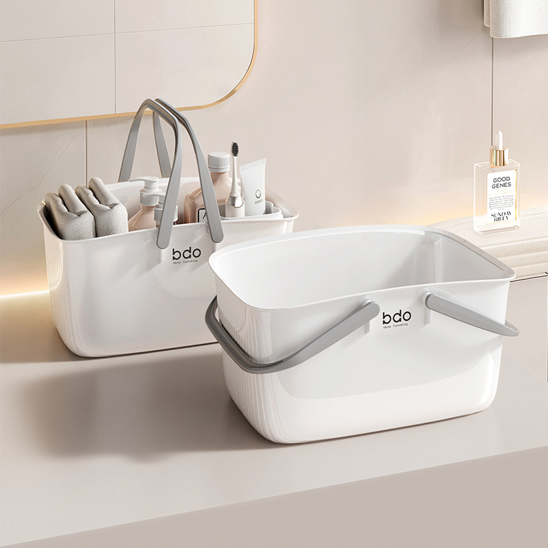 手提洗澡篮学生宿舍洗漱用品收纳篮子浴室沐浴洗浴拎篮浴筐沥水篮