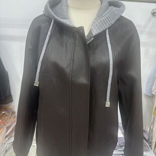 百搭显瘦夹克上衣小个子 新款 毅伟鑫都26A 09休闲连帽短外套女春季