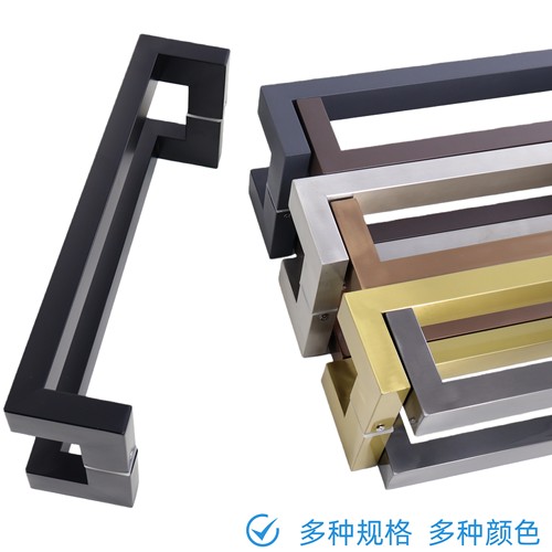 不锈钢有框门大门拉手九把刀双弯