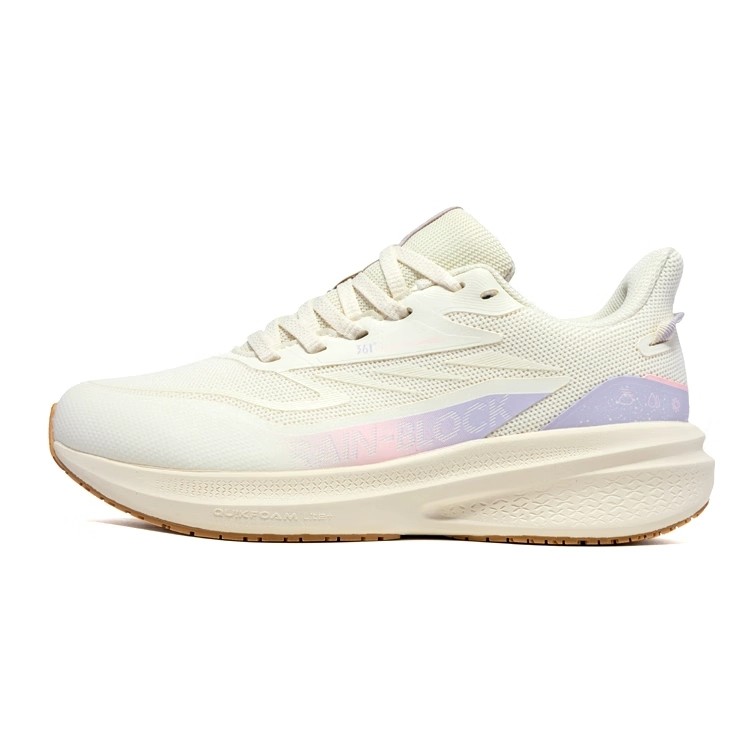 361度女士针织跑步鞋新品2024冬防护跑鞋女子缓震运动鞋582442204