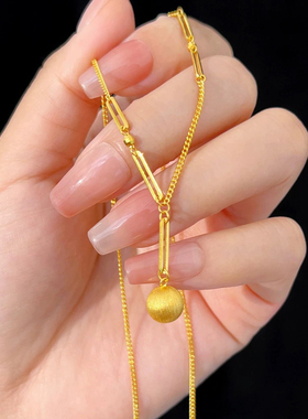 有球必应项链锁骨链