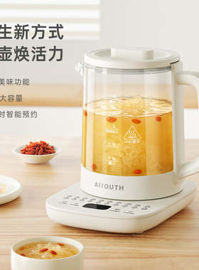 艾青春多功能养生壶煲花茶保温恒温预约  AI-YSH518