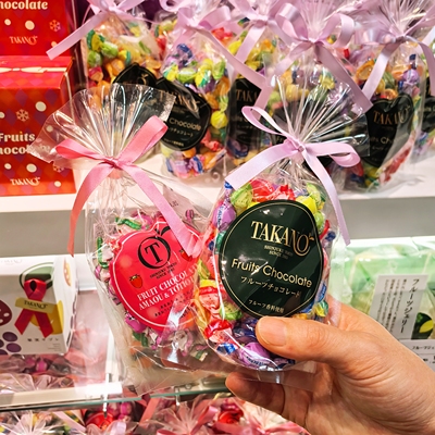 日本本土购TAKANO新宿高野水果巧克力糖果礼袋多口味进口零食喜糖