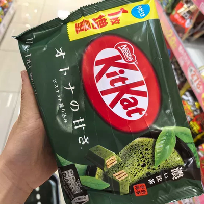 日本进口零食Nestle雀巢奇巧Kitkat网红抹茶巧克力涂层威化