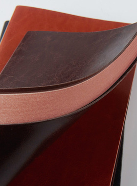 商务简约仿皮软皮面本记事本皮面A6黑色办公用笔记本定制logo本子