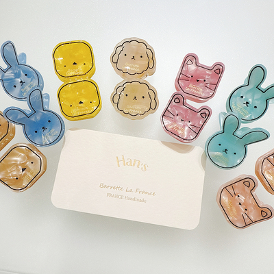 韩国东大门可爱彩色小动物发夹