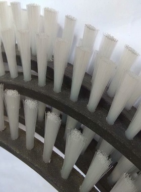 送布机床单被套自动除皱烫前展开抹平皮带白色毛刷三角带现货包邮