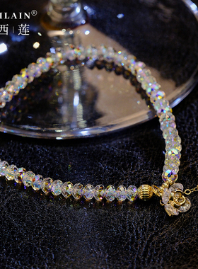 女奥地利水晶日韩闪亮手链百搭
