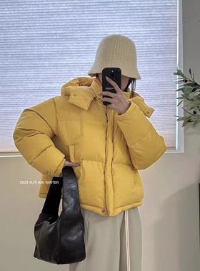 qianbeisi纤贝思S611韩国新款羽绒服2023冬新款连帽90白鸭绒高女