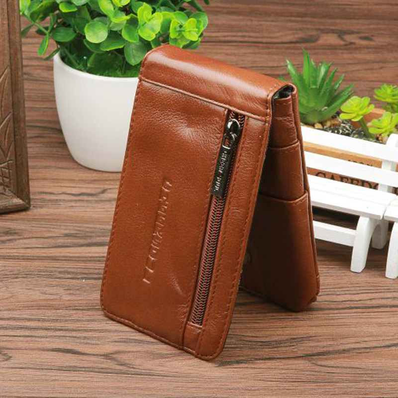 男士包包真皮手机包薄款手机腰包男工地干活男式皮带牛皮男款小包