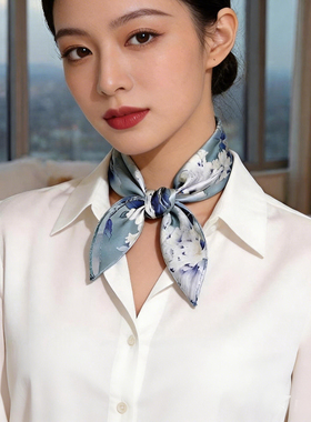 100%桑蚕丝夏季小方巾53*53cm