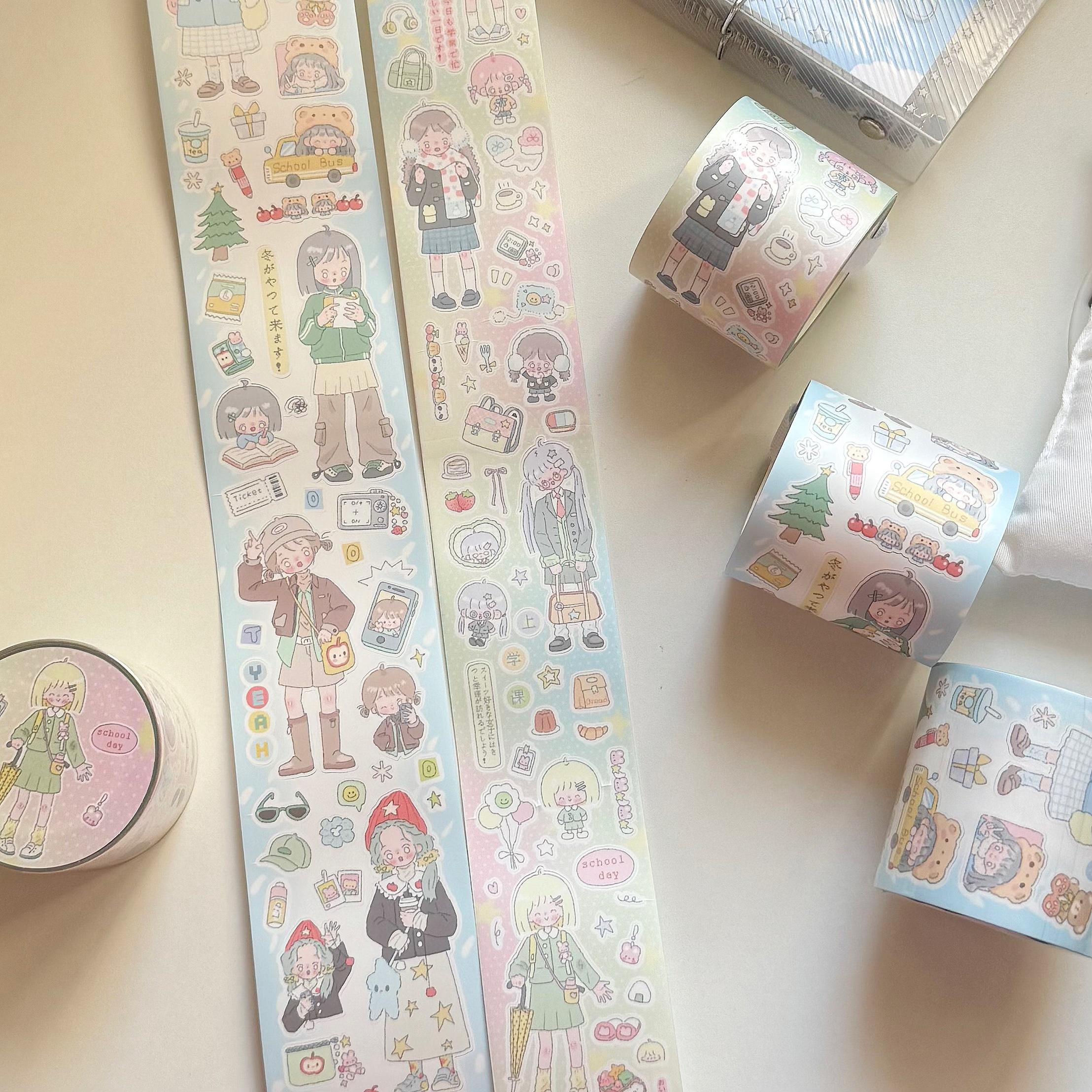 TUUO原创小猫生活日记胶带