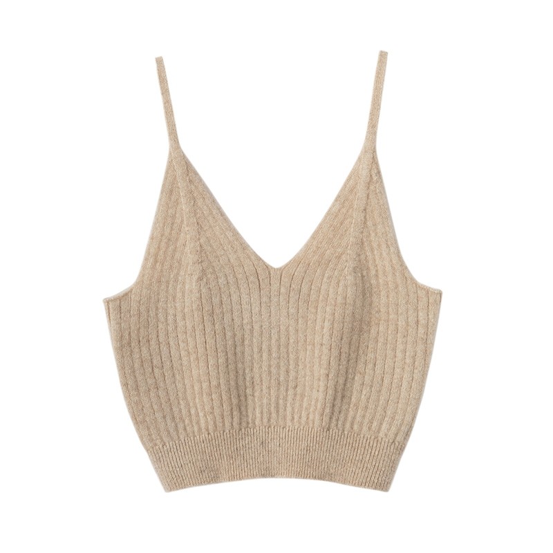 纯山羊绒文胸/抹胸打底小背心女