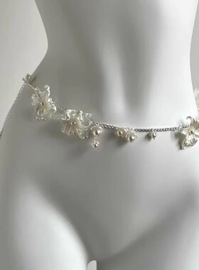 月光百合~仙女花朵珍珠项