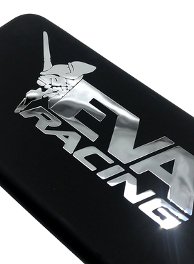 新世纪福音战士EVA RACING标志手机电脑金属贴纸 电脑机箱帖车贴