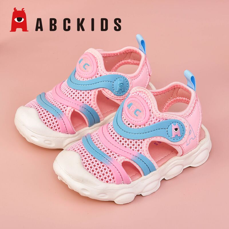 ABCKIDS童鞋女童2025夏季新款儿童凉鞋包头沙滩鞋婴儿小童宝宝鞋