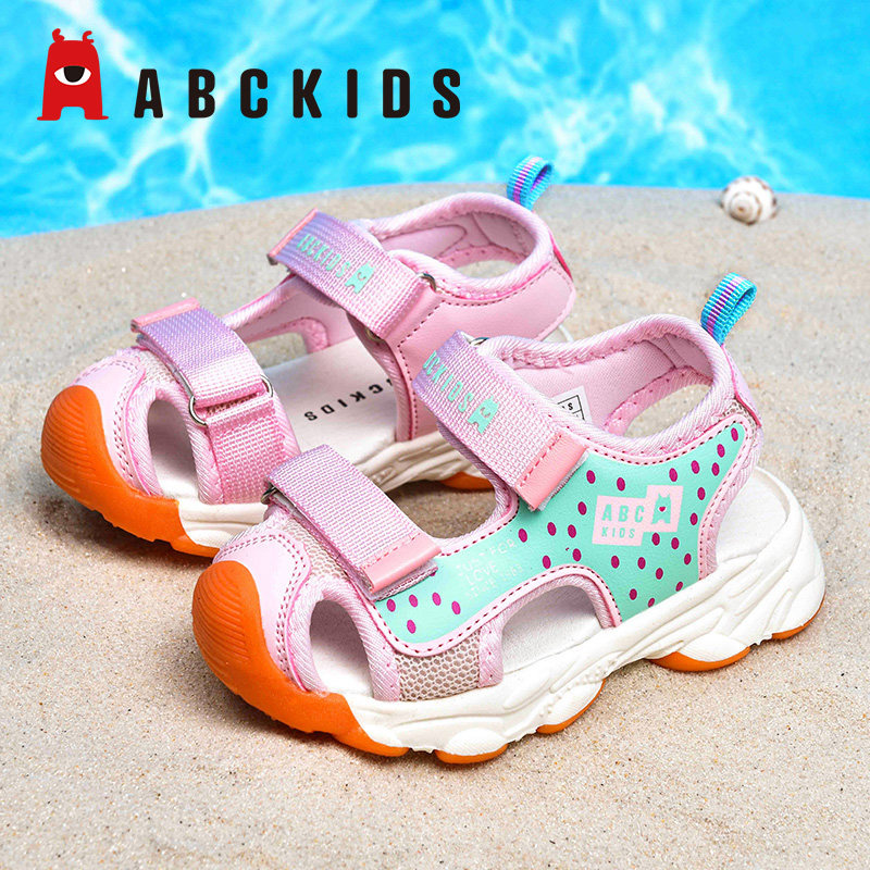 ABCKIDS童鞋女童鞋子夏季儿童凉鞋小童运动凉鞋女宝小女孩沙滩鞋