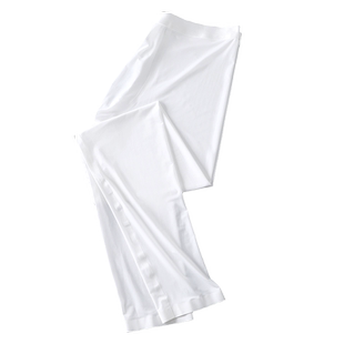 冰丝男士秋裤薄款线裤2025新款超薄修身打底裤男款衬裤白色芭比裤