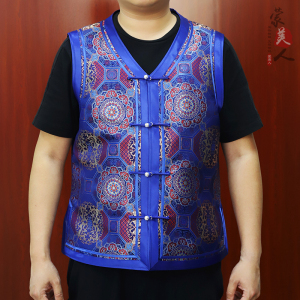 蒙美人蒙古元素男士马夹