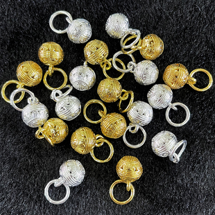 蒙古服饰银扣蒙古袍扣子少数民族服装配饰金属镂空花纹吊环挂纽扣