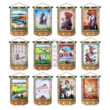 Монгольская картина Монгольская ручная ручная ручная ручная ручная ручная ручная ручная работы на рисунок Монгольский обеденный ресторан