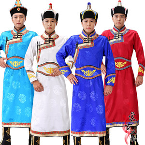 长款蒙族传统日常生活舞蹈演出服