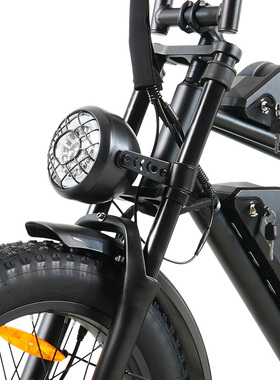 跨境配件山地越野电动车车灯3针防水骑行配件代驾车前灯LED夜骑