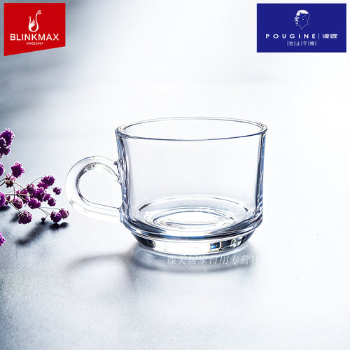 BLinkMax丽尊透明玻璃小花茶杯