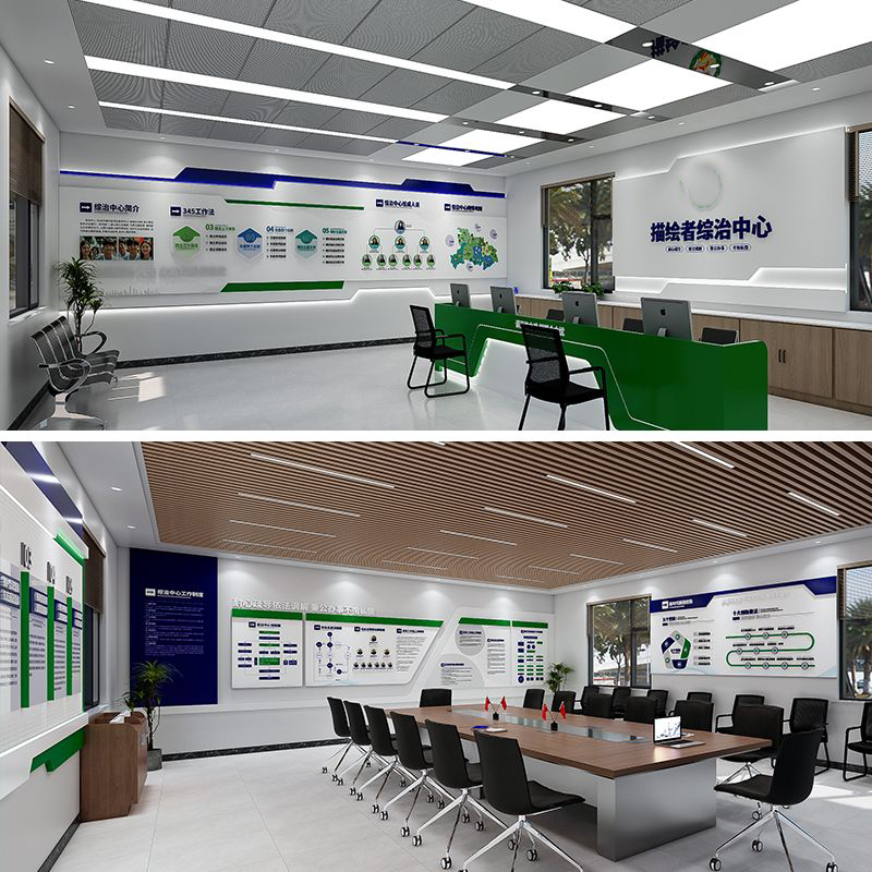 社区综治中心整体设计法律援助文化墙素材，综治调解室源文件