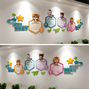 社区儿童之家文化墙设计社区文化墙设计源文件校园文化墙