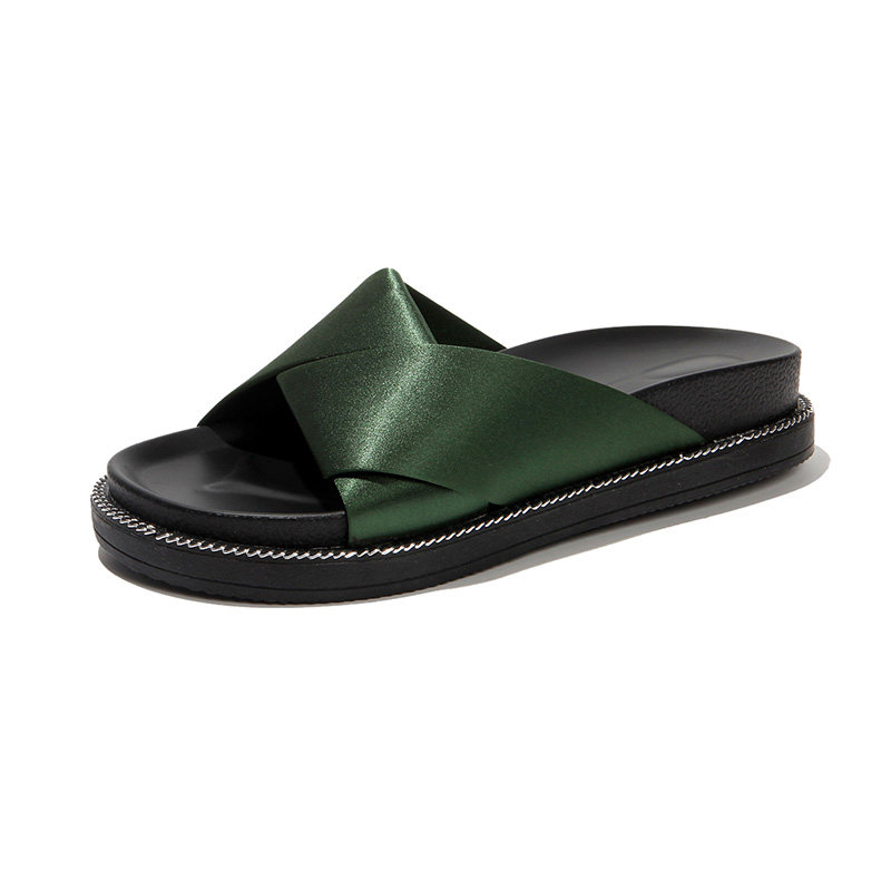 Sandales femme      en satin - Ref 2672090 Image 5