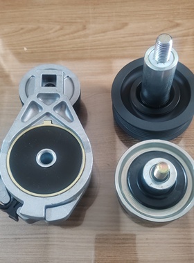 解放牌轻型栏板货车锡柴4DW93-78E5发动机皮带张涨紧轮惰轮多楔带