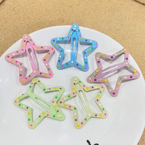 刘海碎发卡子儿童五角星星bb夹