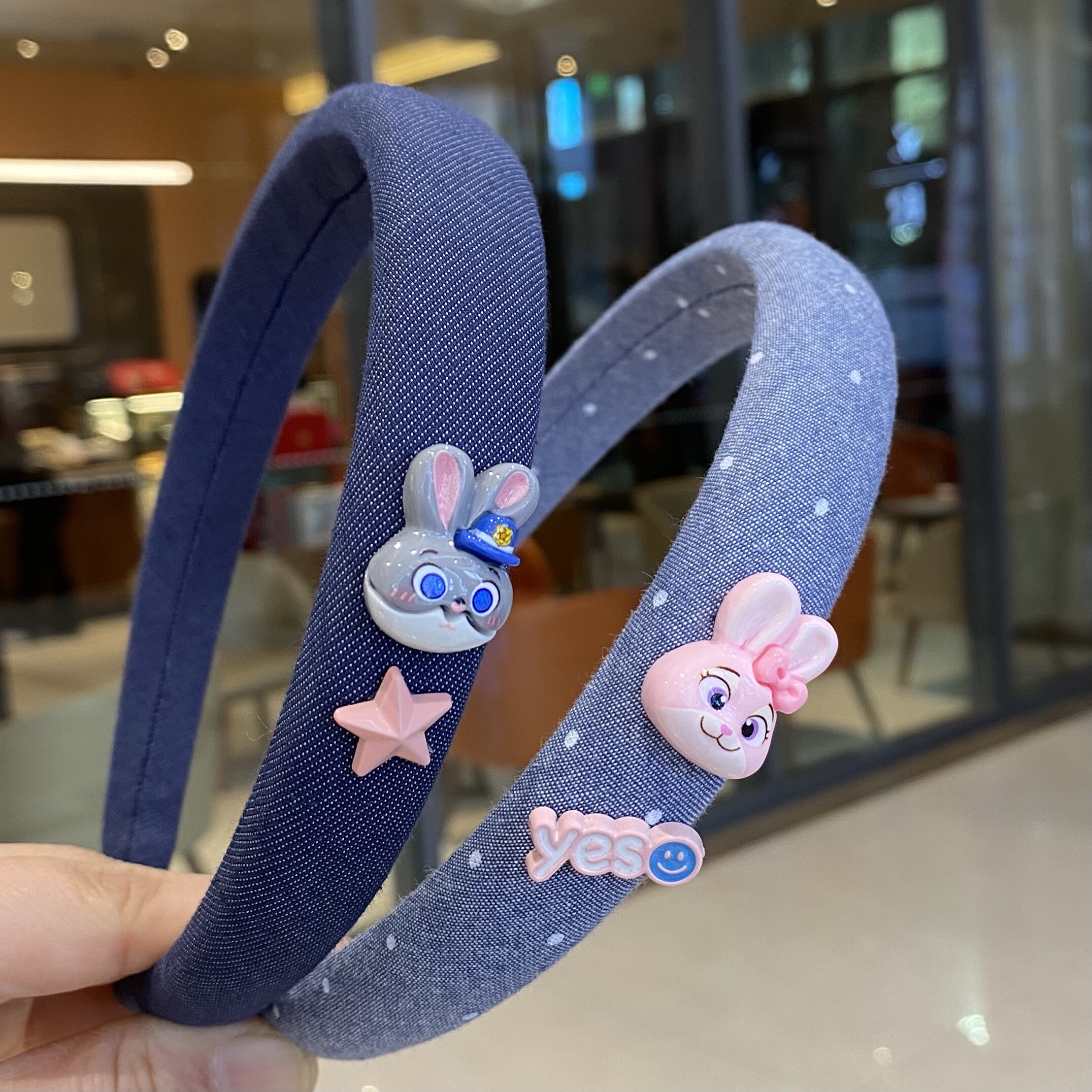 儿童发箍女可爱兔子发夹秋冬发卡